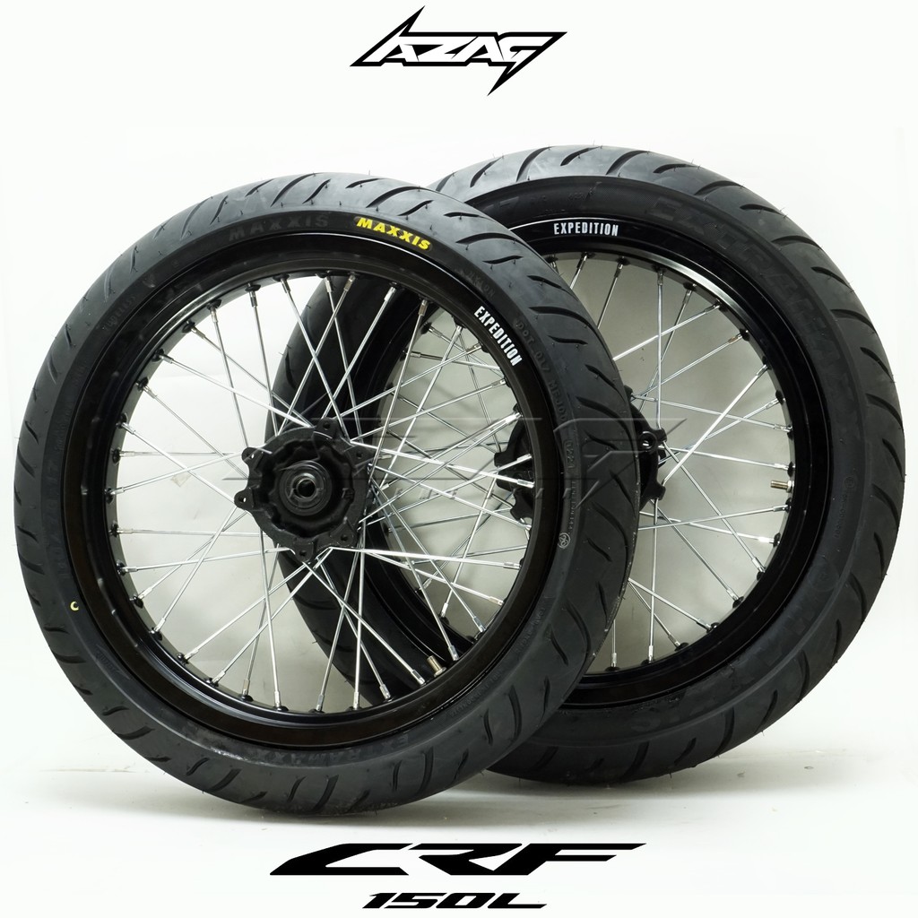 BAN SET SUPERMOTO HONDA CRF 150L FULL EXPEDITION MAXXIS EXTRAMAXX