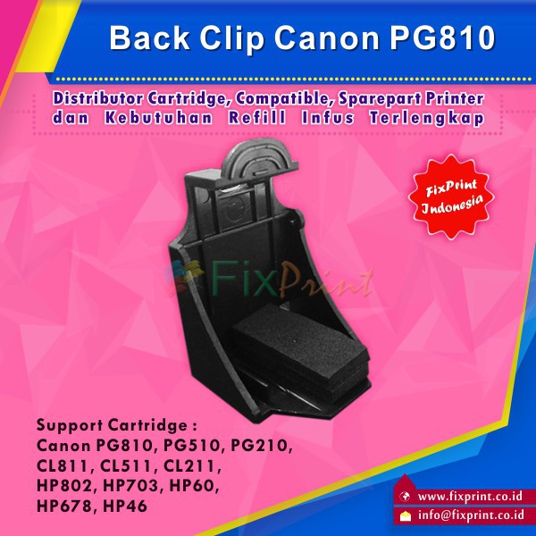 Back Clip / Cartridge Holder Canon PG810 PG510 PG210 CL811 CL511 CL211 Murah