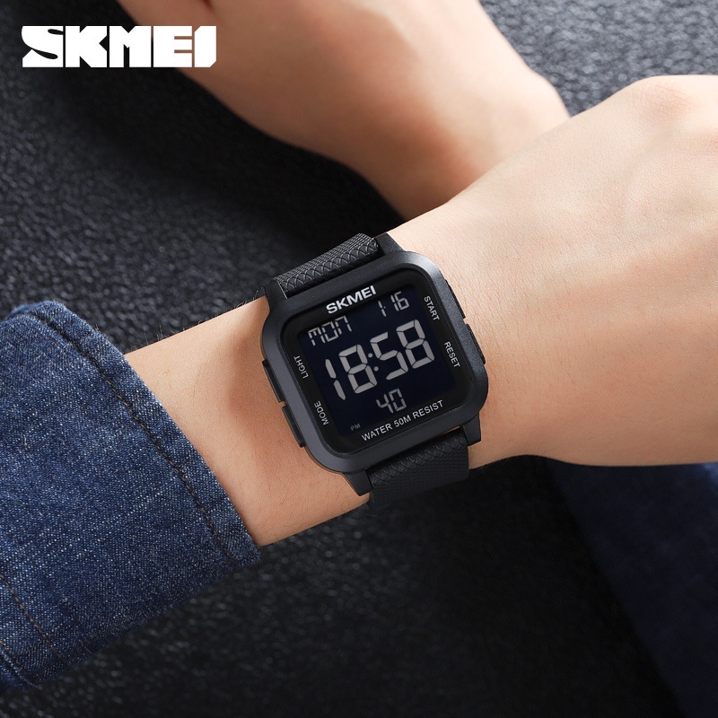 SKMEI 1894 Jam Tangan Pria Wanita Digital Sport Dual Time Watch Anti Air 5 Bar WATCHKITE WKOS