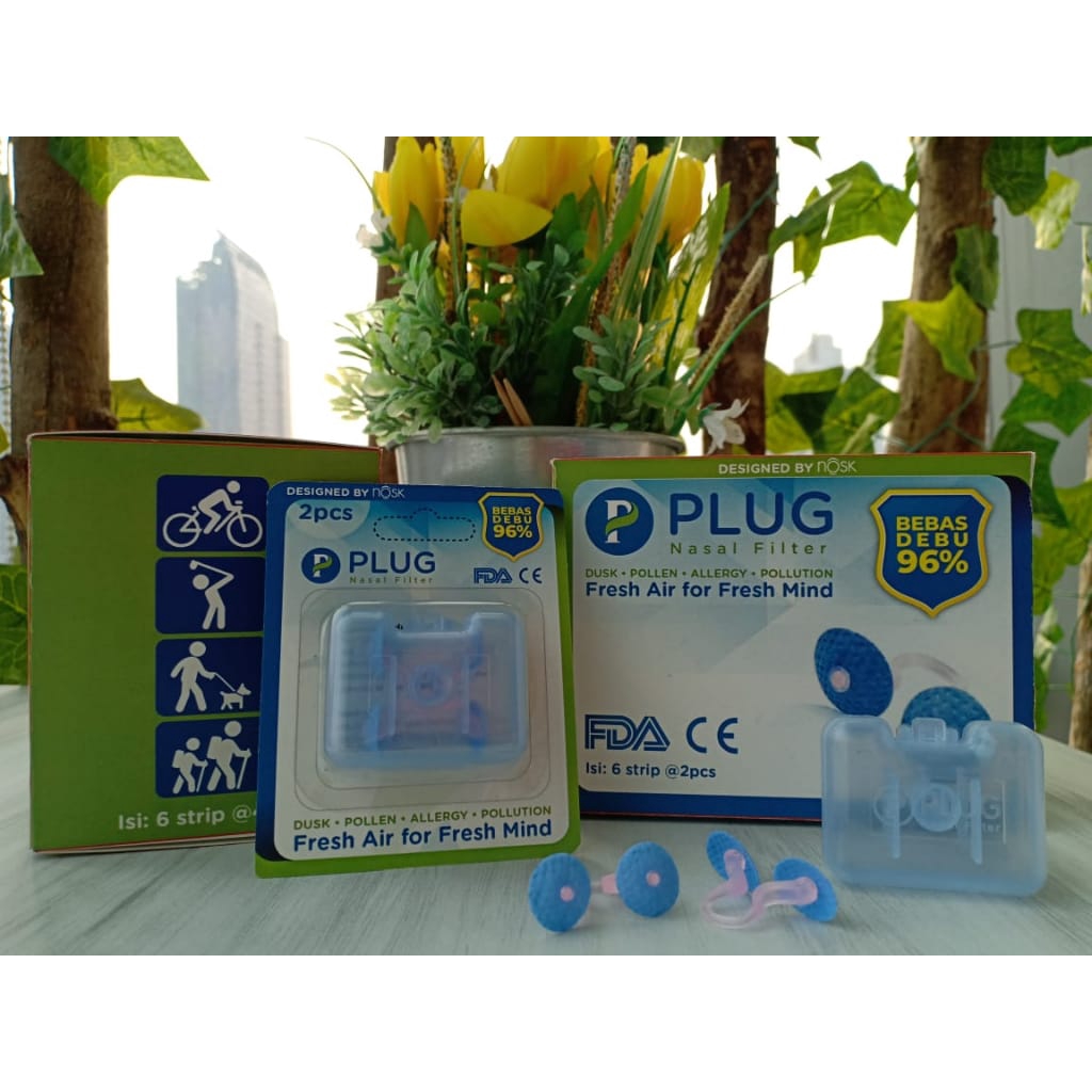 Plug Nasal Filter / Masker Kekinian Jaman Now / Daya Filtrasi 96,3%