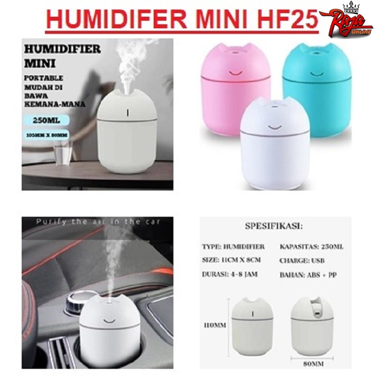 HF25 - Humidifier USB Air Mini Portable Mist Maker