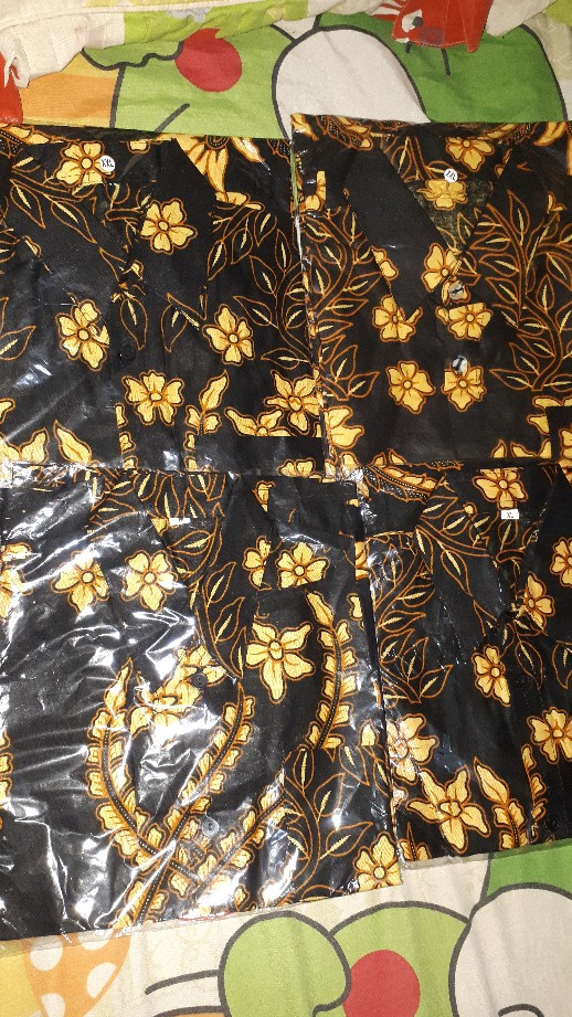 Manuk Tarung Kuning Abadi Batik Couple Batik Keluarga Hem Kemeja Gamis Tunik Blouse Atasan Anak 003