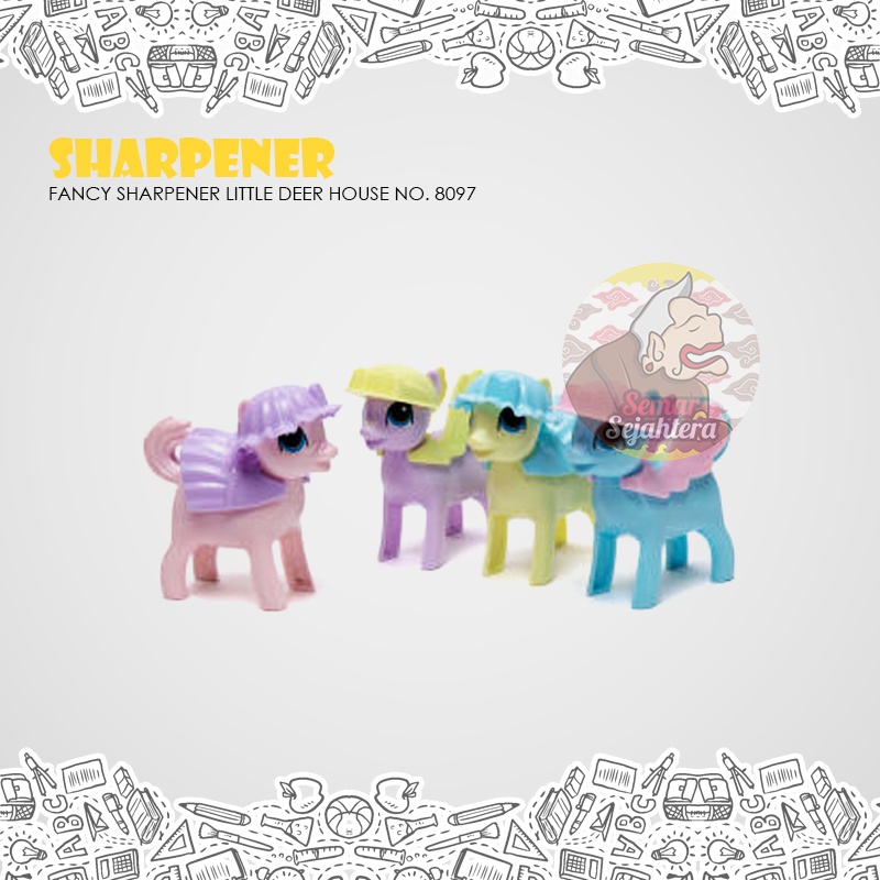 

[PCS] SHARPENER / RAUTAN LITTLE DEER HOUSE NO. 8097 / RAUTAN LITTLE PONNY*