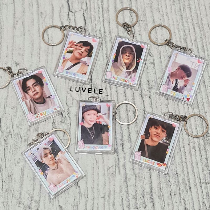 WAYV ACRYLIC CLEAR KEYCHAIN GANTUNGAN KUNCI AKRILIK BENING