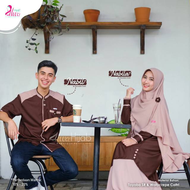 Nabil nabila couple syar'i by Alwa Hijab