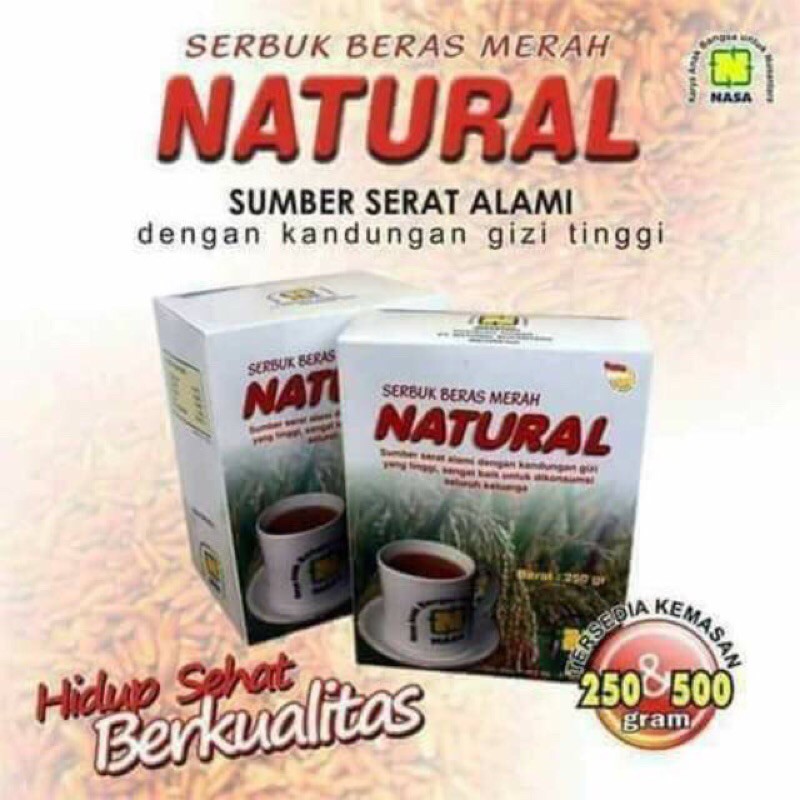 

SBMN (serbuk beras merah natural) original nasa 250 gram
