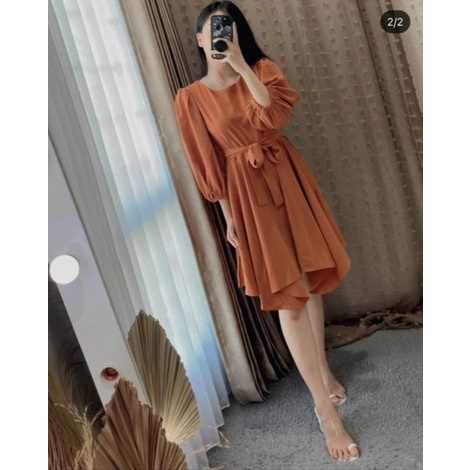 [NSFK] Dress Casual Dress / Dress Korea Murah / Dress Wanita / Pakaian Wanita Dress / Dres