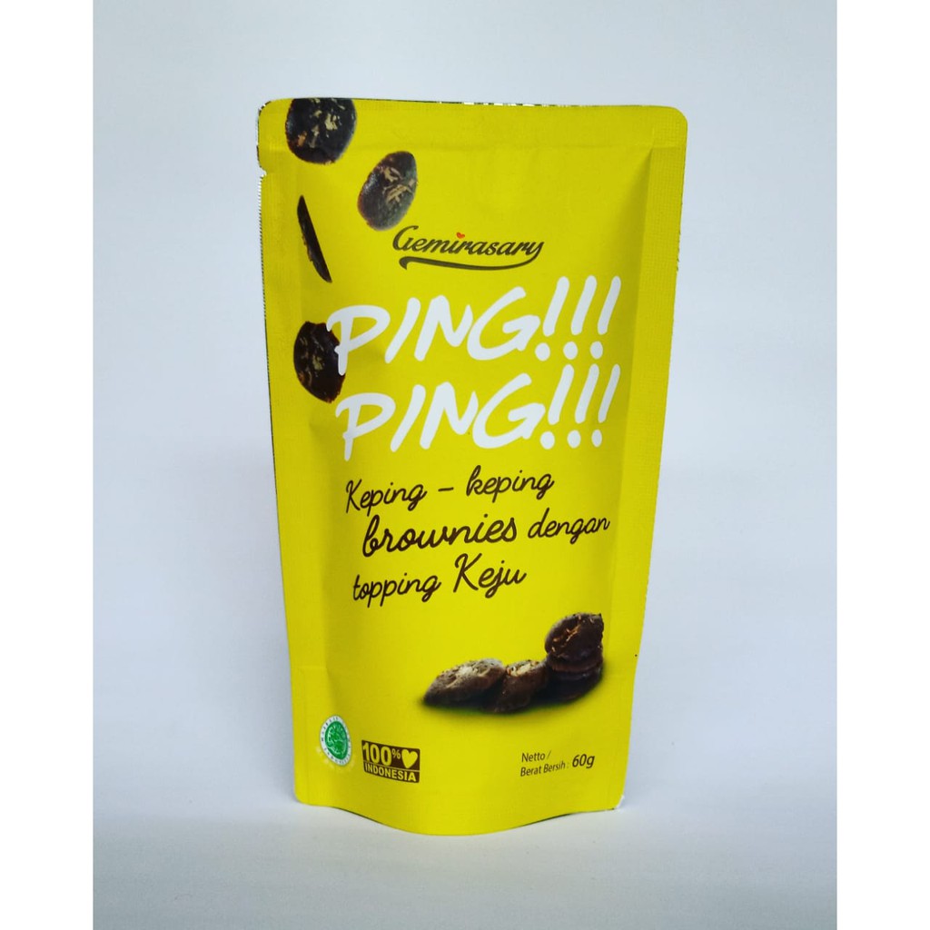 

Jual Cemilan Unik PING Brownies