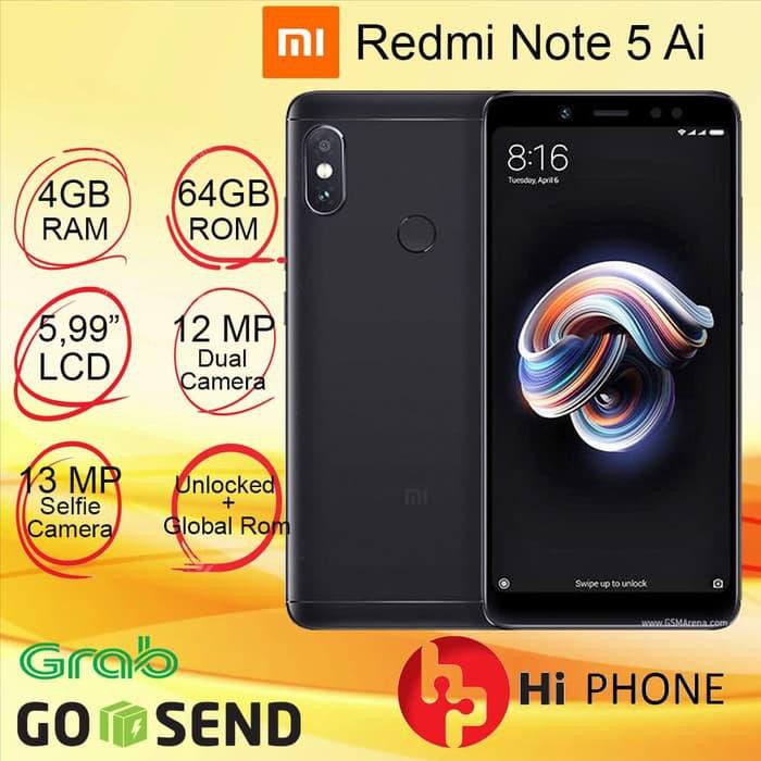 [Handphone/HP] Xiaomi Redmi Note 5 Pro - Ram 4 GB Rom 64