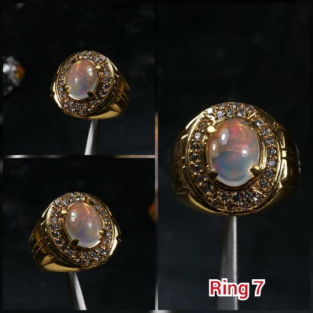 Batu Cincin Kalimaya Natural Dari Afrika Welo opal