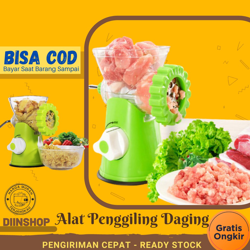 Alat Penggiling Daging Manual by DNSH 399 Blender Portable Mini Mesin Penggiling Bahan Bumbu Kering