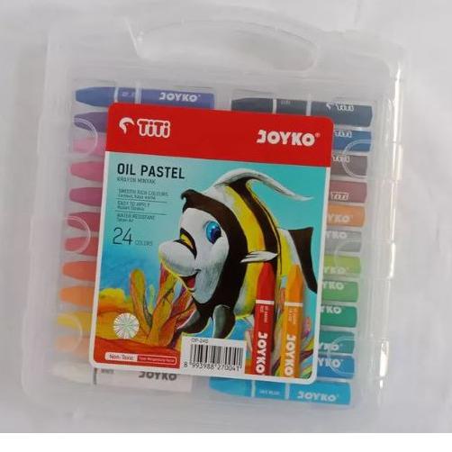 

Kekinian - KRAYON TITI 24 WARNA OIL PASTEL / CRAYON JOYKO 24 W !!