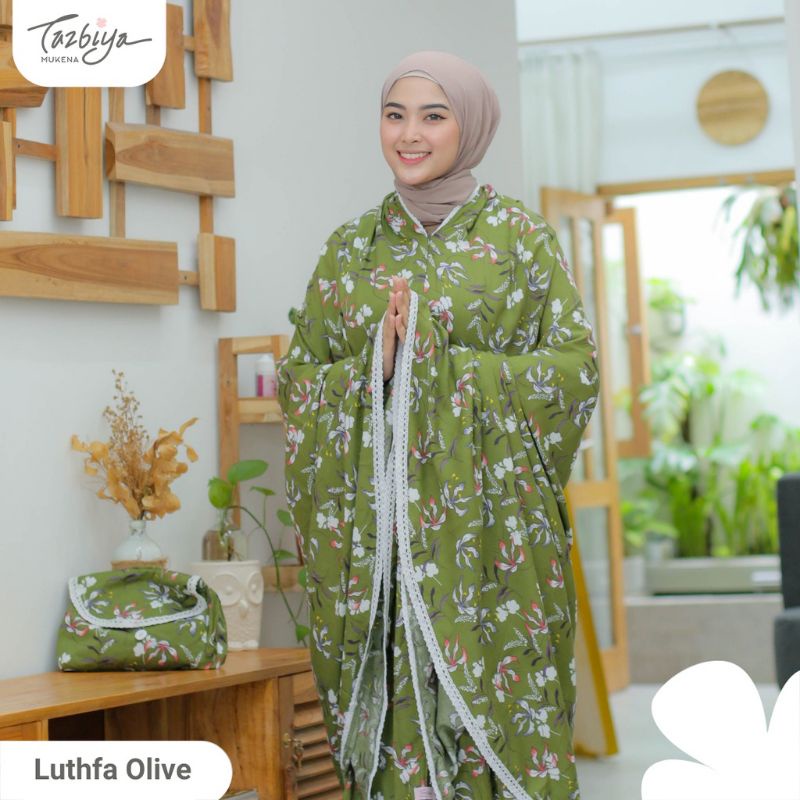 MUKENA TAZBIYA ALLOVER 2IN1 LUTHFA SERIES ALLSIZE