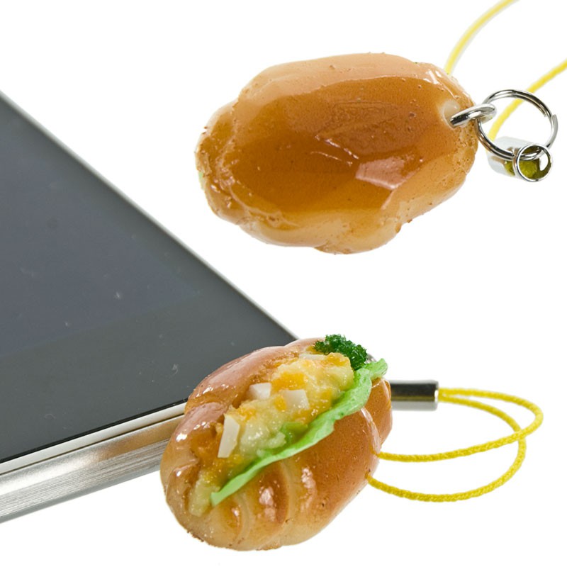 Gantungan HP Replika Makanan Jepang - Telur Sandwich