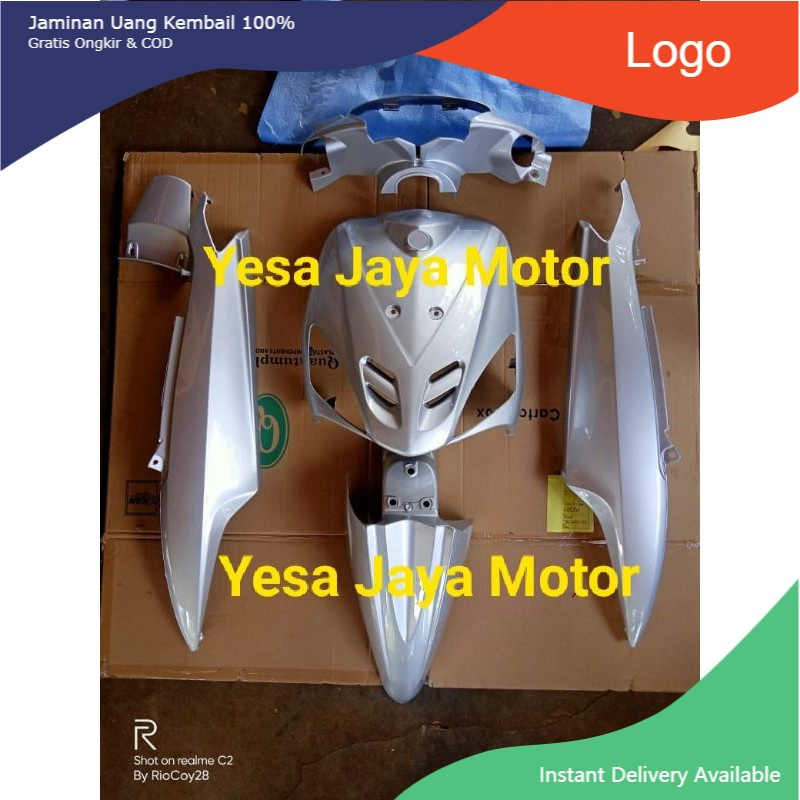 Body Alus Mio sporty warna Silver