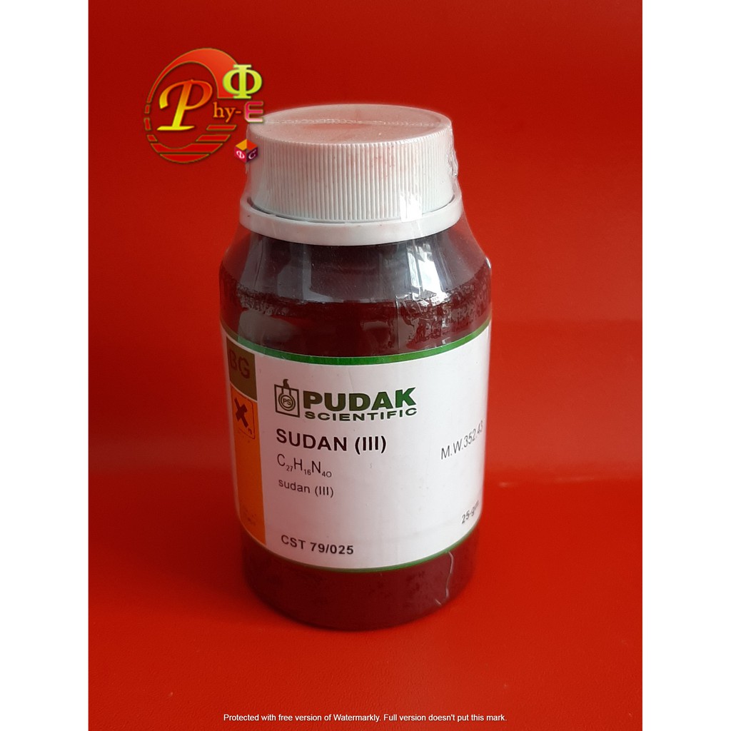 Sudan III C22H16N4O 25gr Pudak