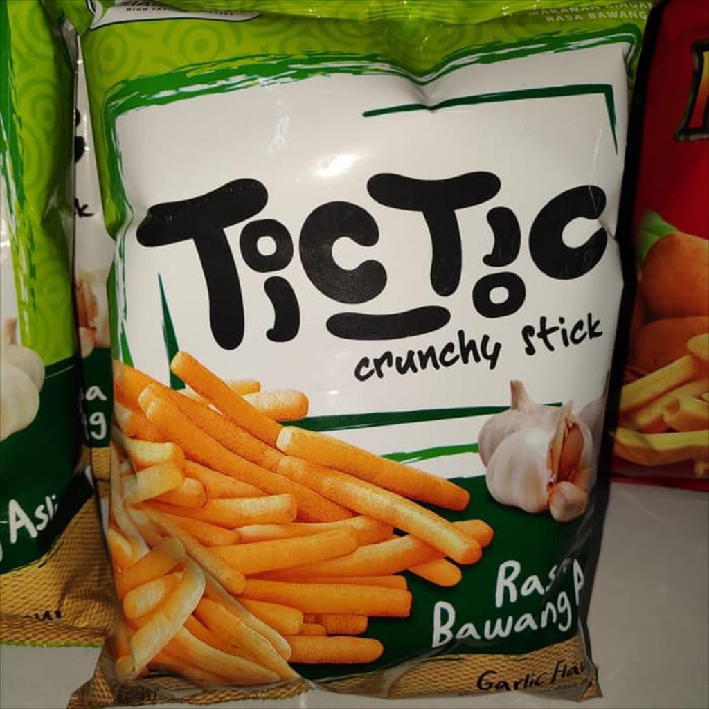 

TicTic Crunchy Stick Bawang Asli 70 Gr
