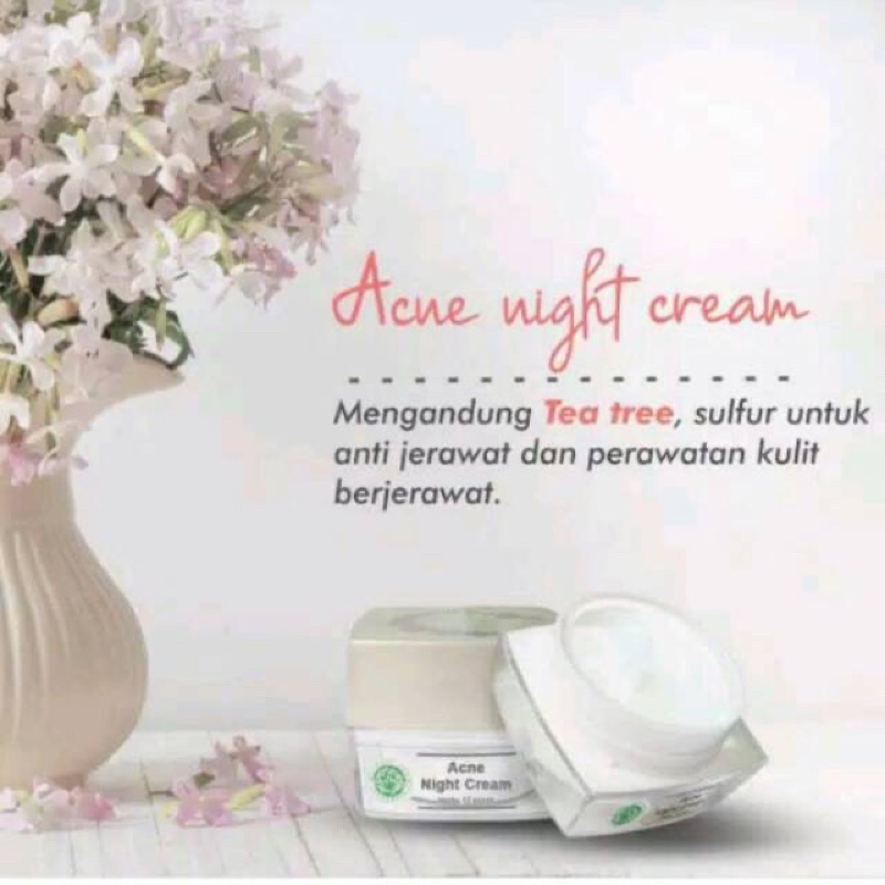 MS GLOW ACNE NIGHT CREAM