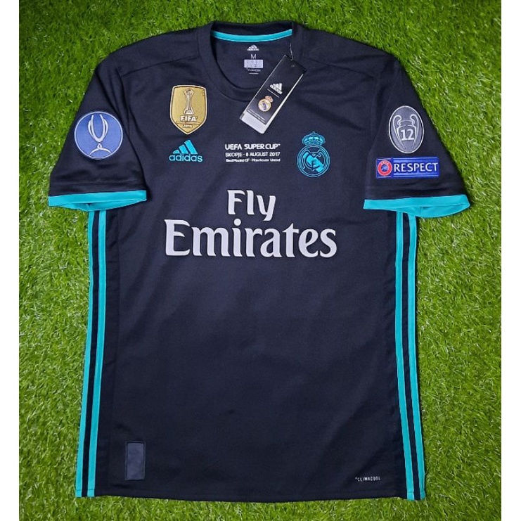 Jual Jersey Real Madrid Original 2017 2018 Away Supercup Final Bnwt