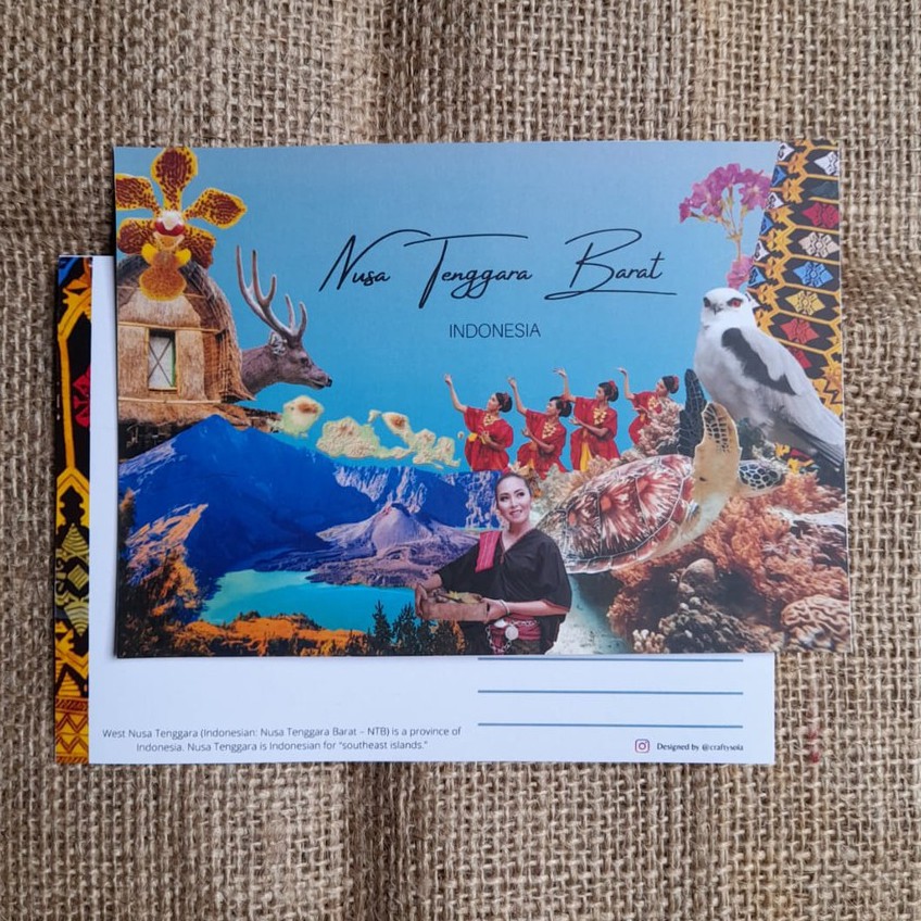 

Kartu Pos / Postcard / Postcrossing Indonesia - NTB (Nusa Tenggara Barat)