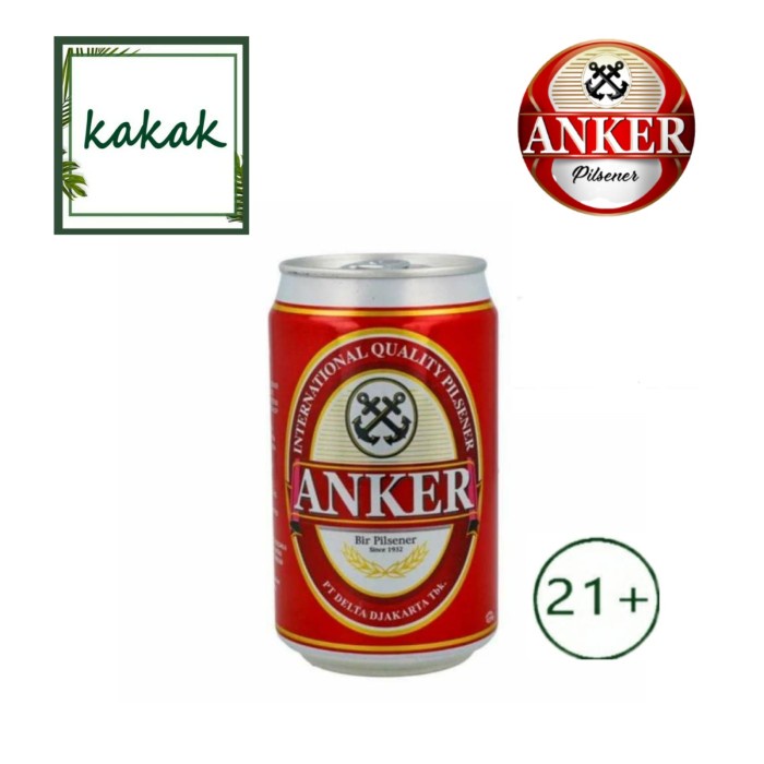 Beer Anker beer kaleng 320ml Bir anker kaleng Bir minuman 320ml 24 can