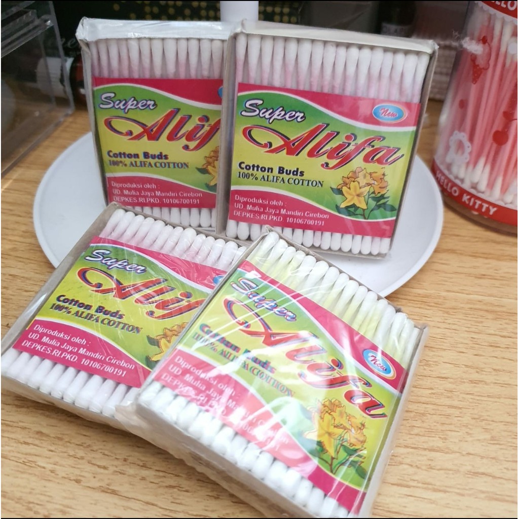 COTTON BUDS EKONOMIS SUPER MURAH  / COTTON BUD / KOREK KUPING a / TELINGA KEMASAN EKONOMIS