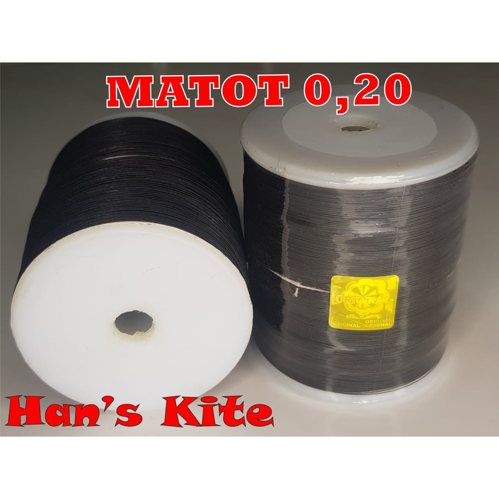 Benang Gelasan Non Label Matot 0.20 Bahan Hitam ORIGINAL Sayur Lodhe TAJAM Sadis Champion Bersegel