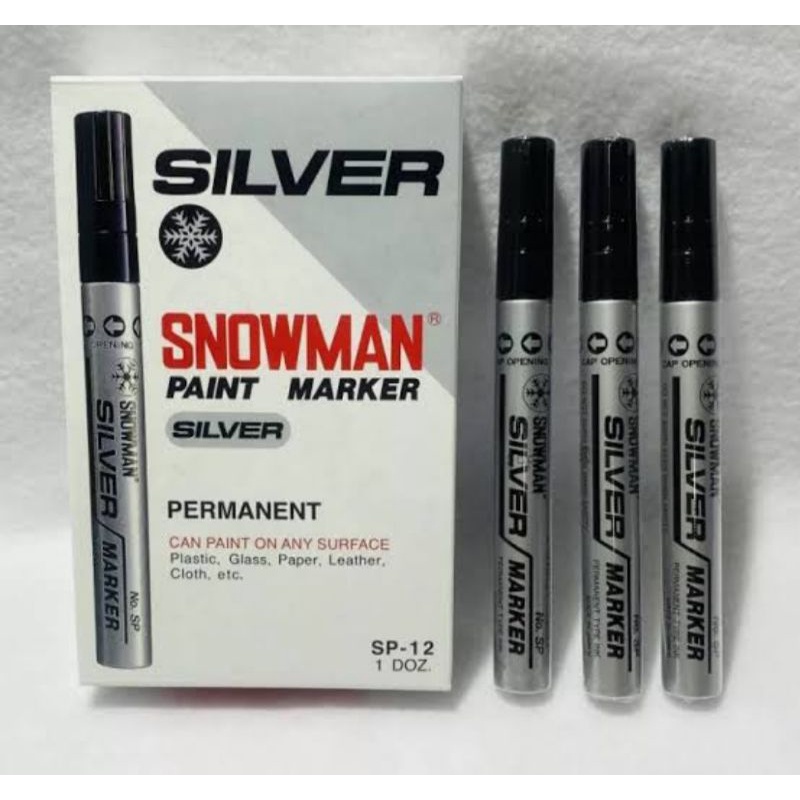 

Spidol silver snowman