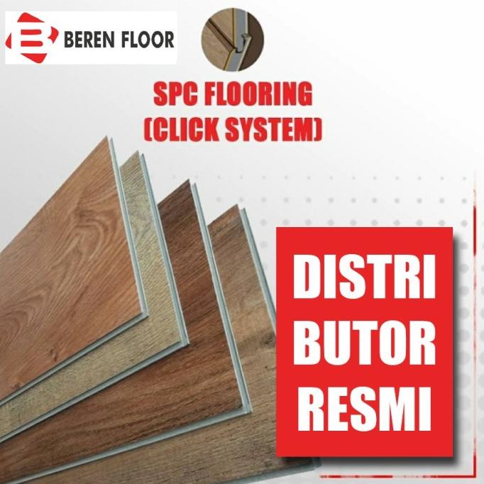 <<<<<] lantai SPC BEREN SPC flooring vinyl click/klik tanpa lem