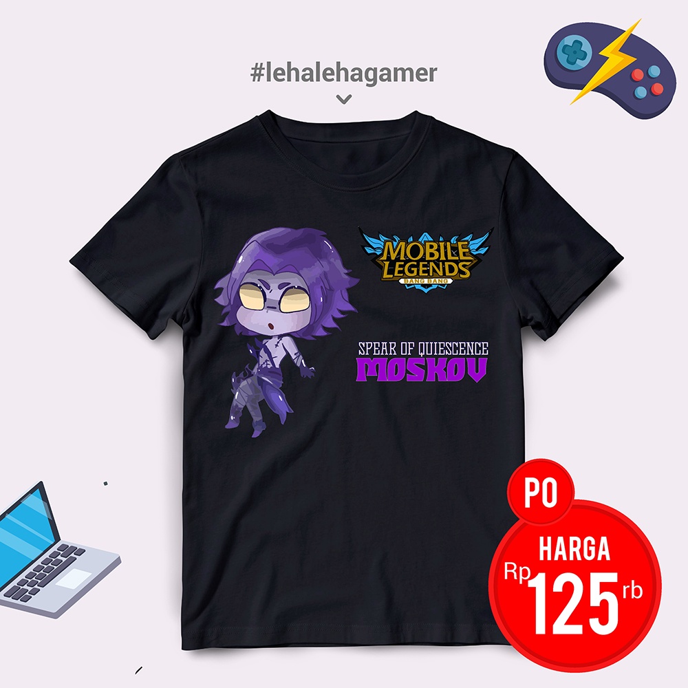 Jual Kaos Mobile Legend / Kaos ML / Kaos Gaming / Baju Mobile Legend ...