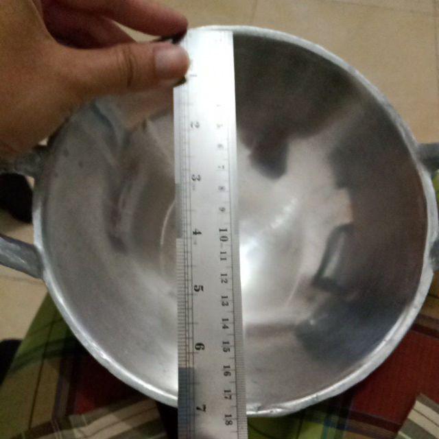 Wajan Kuali Mini No9 Alumunium Poles 20cm