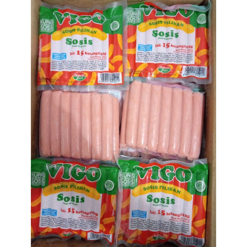 

Vigo Sosis 330gr 15 batang termurah