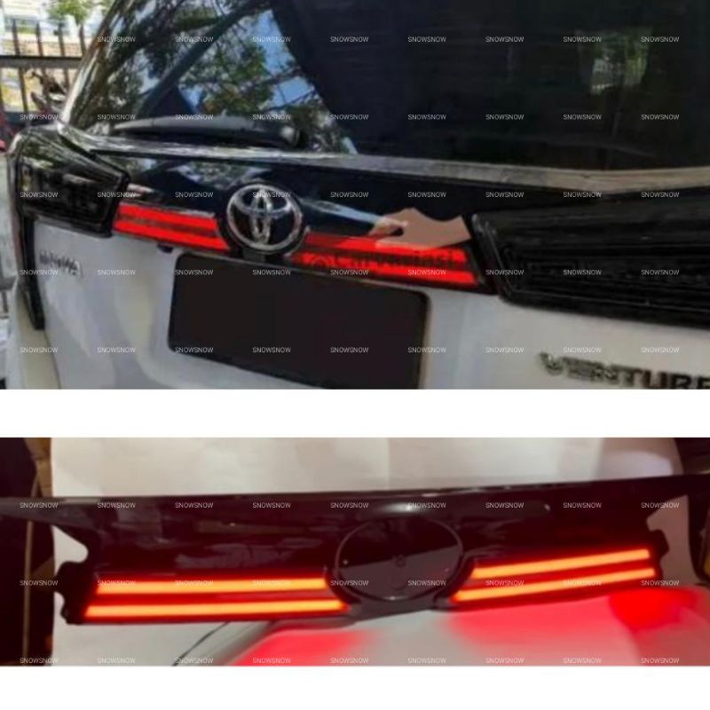 Trunk Lid Belakang Innova 2016 2022 LED Smoke Trunklid Running Sein