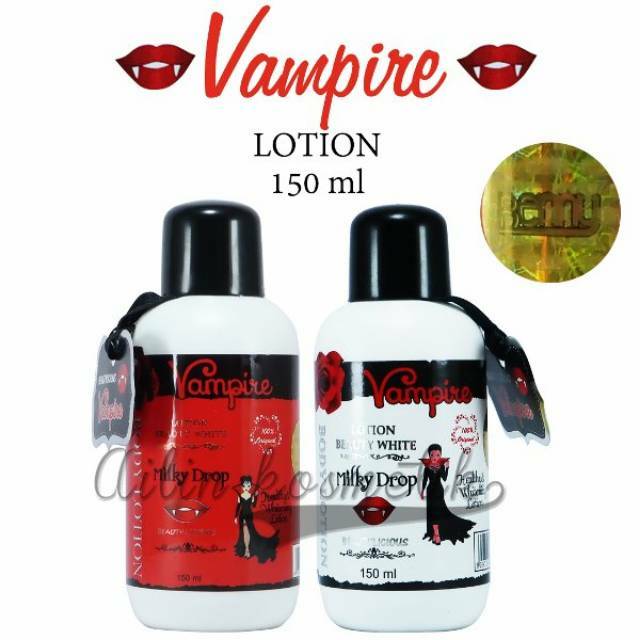 VAMPIRE LATION 150ML // Body Lotion kecil Vampire Bpom