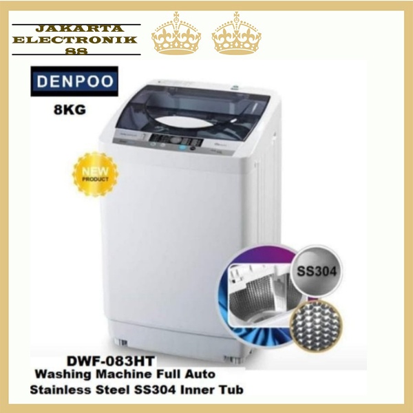MESIN CUCI 1 TABUNG 8 KG DENPOO DWF 083
