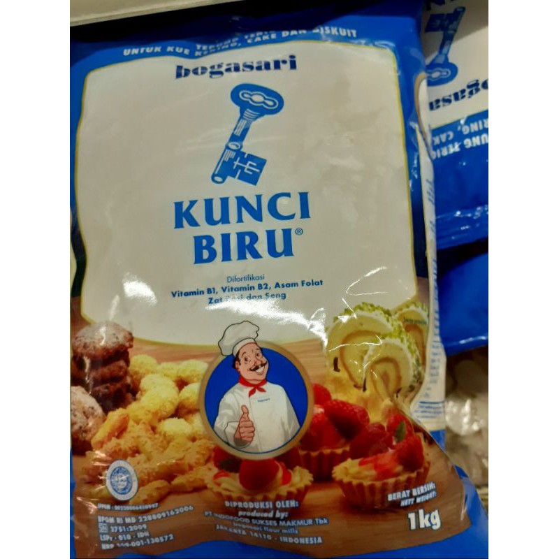 

Bogasari terigu kunci biru 1 kg