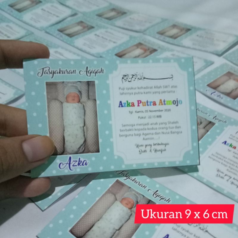 Jual Kartu tasyakuran aqiqah | Shopee Indonesia