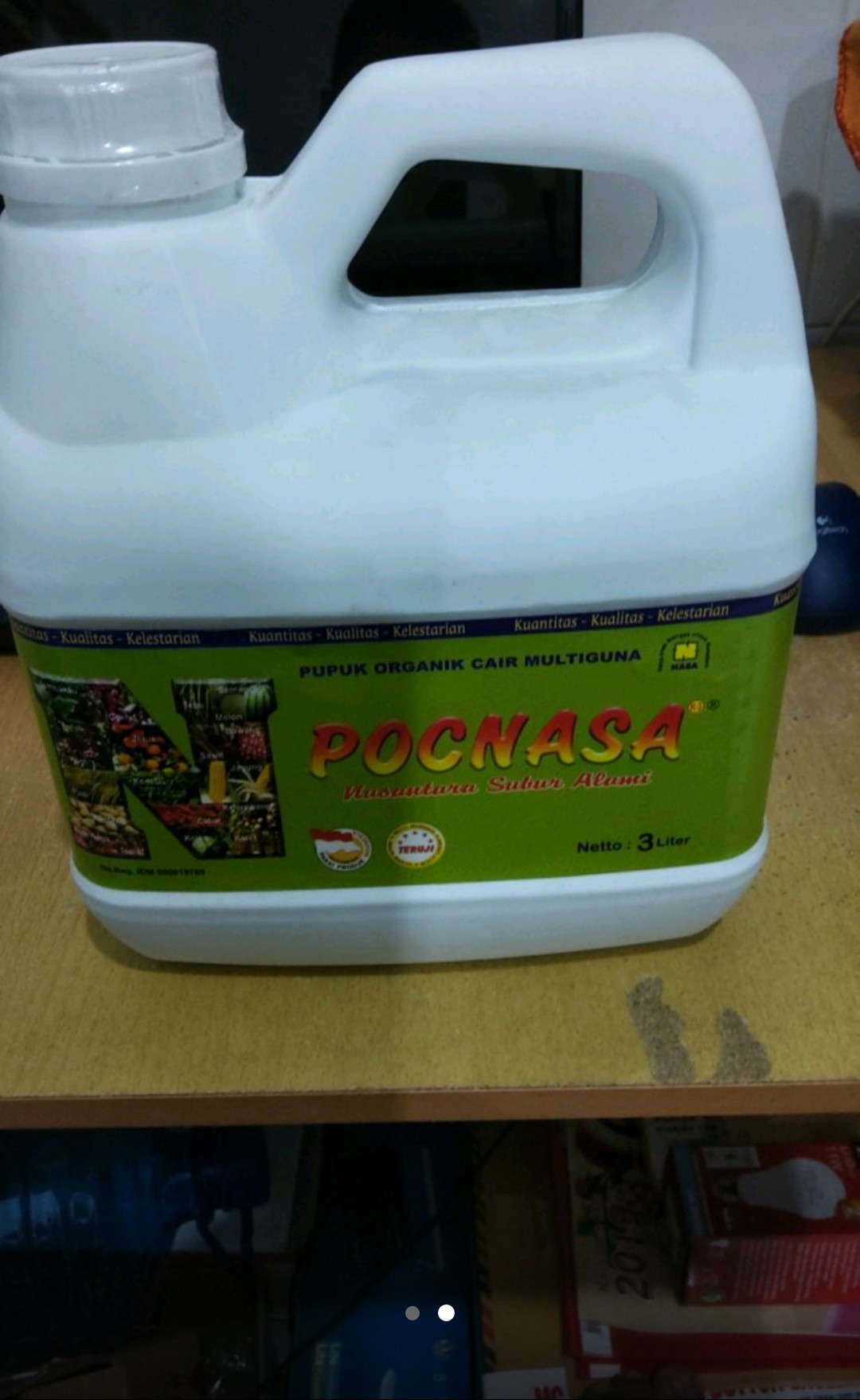 Poc Nasa Pupuk Organik Kemasan 3 Liter ( Kemasan Besar ) - Pupuk Multi Fungsi - Pupuk Pertanian Nasa
