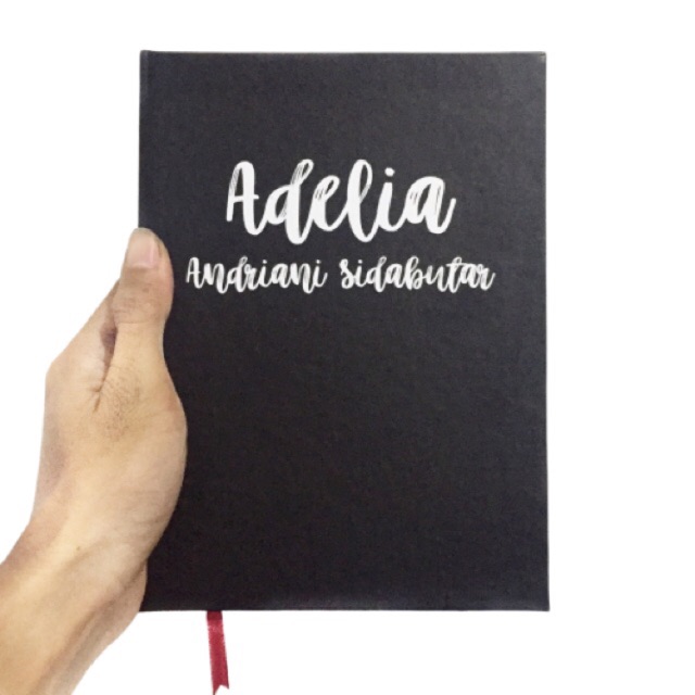 

buku catatan A5 custom nama
