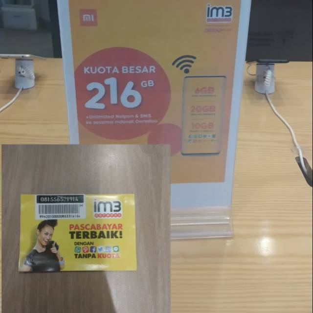 KARTU PASCABAYAR IM3 / PAKETAN INTERNET INDOSAT 216GB