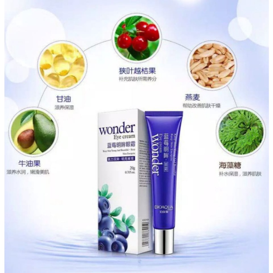 ORI 100% WONDER EYE CREAM / KRIM MENGHILANGKAN MATA PANDA &amp; KERIPUT