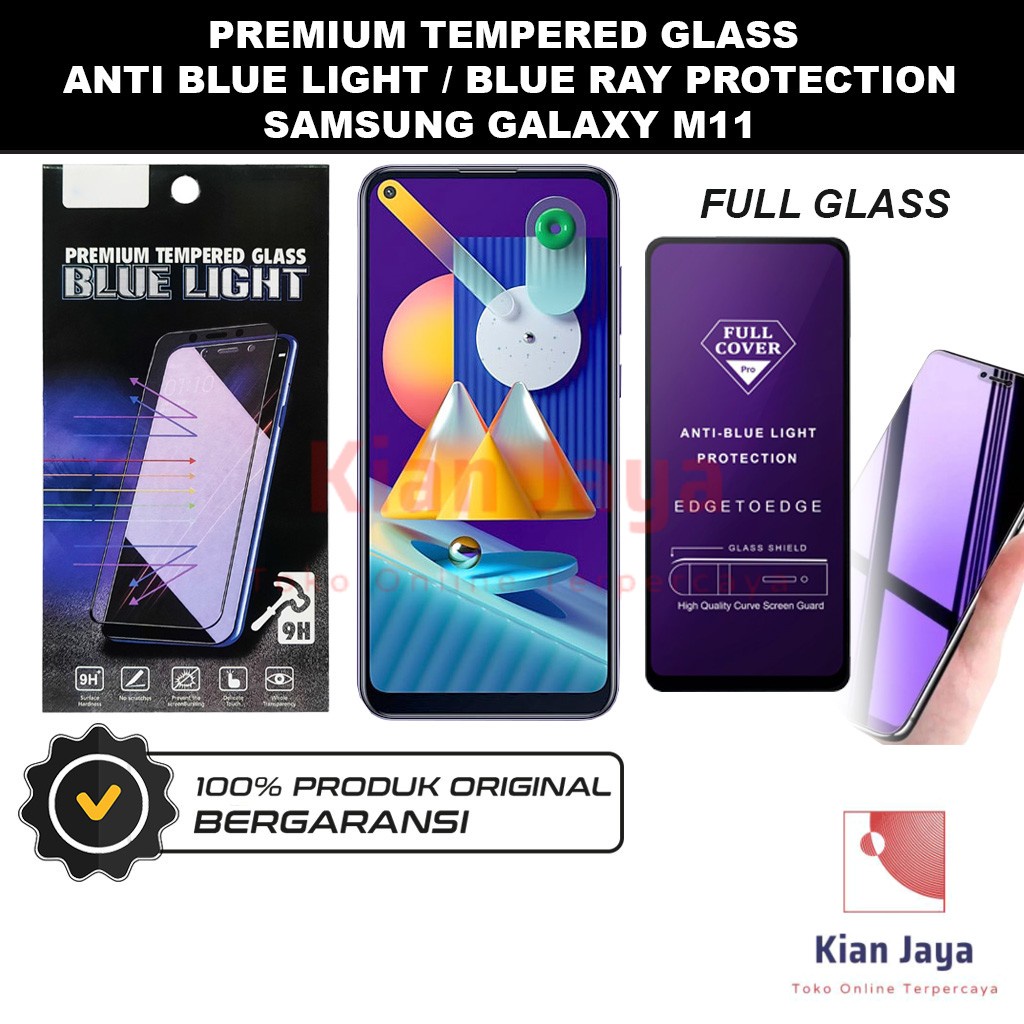 Tempered Glass Samsung Galaxy M11 Anti Blue Light Hp Temper Anti Gores