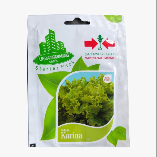 Benih-Bibit Selada Keriting Karina (Cap Panah Merah)