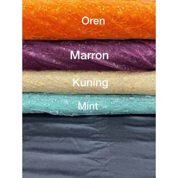 Tulle Bordir Motif C 1 Series