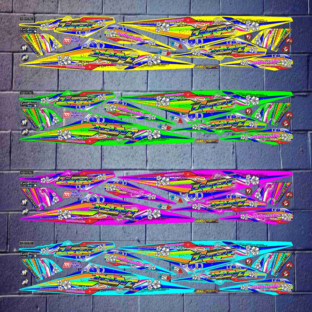 STRIPING VARIASI HONDA BEAT KARBU THAILOK STICKER