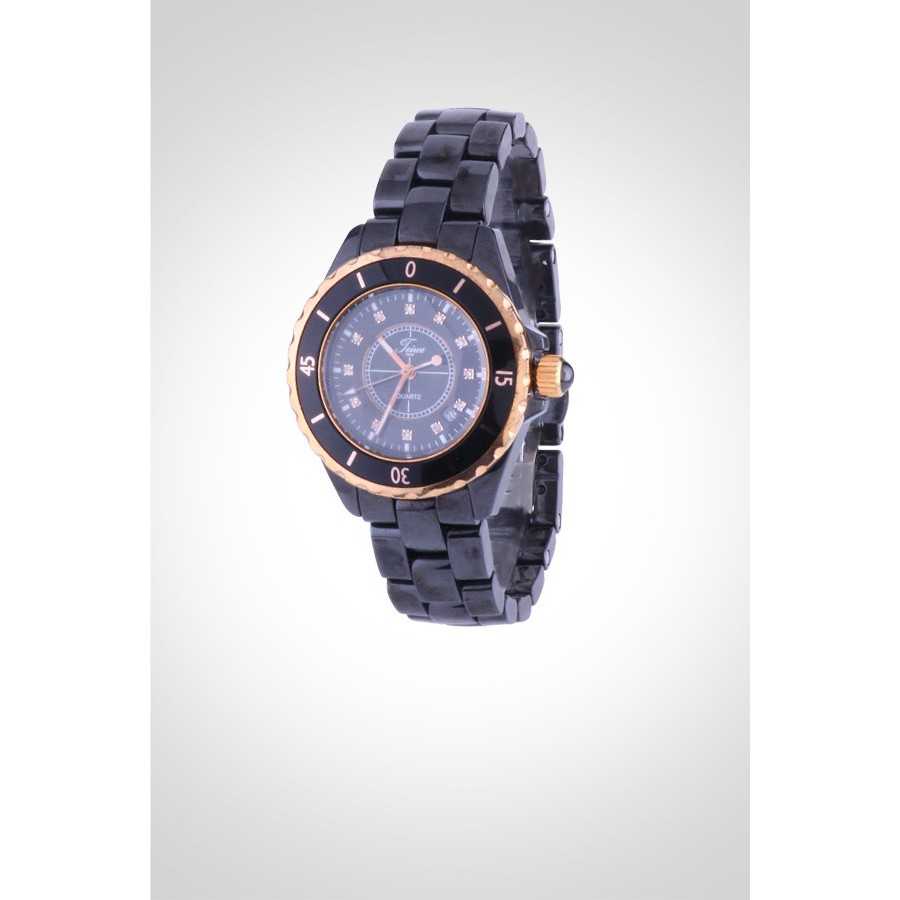 Teiwe Swiss TW2909G-LB ceramic black - Jam Tangan Unisex - Ceramic - 4620