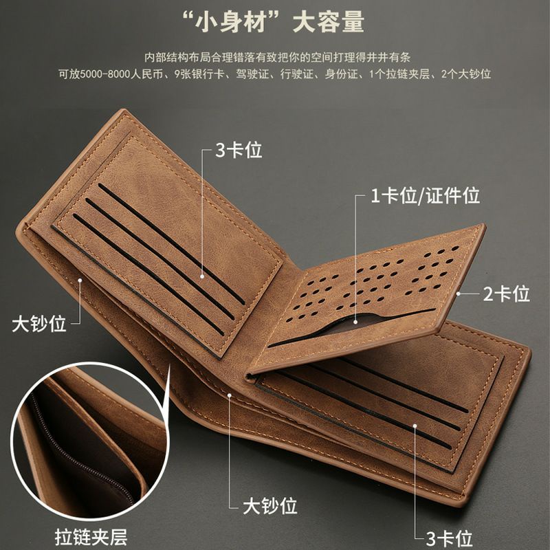 [ETC] Hengsheng Dompet Pria Impor Men's Short Wallet Original Exclusive Branded-1