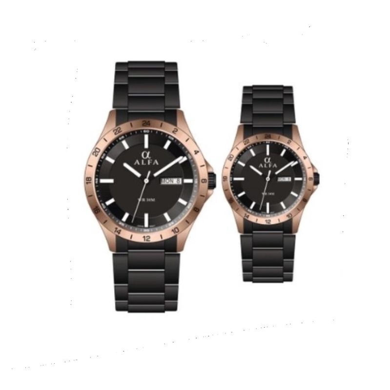 Jam Tangan Couple Alfa 99021L