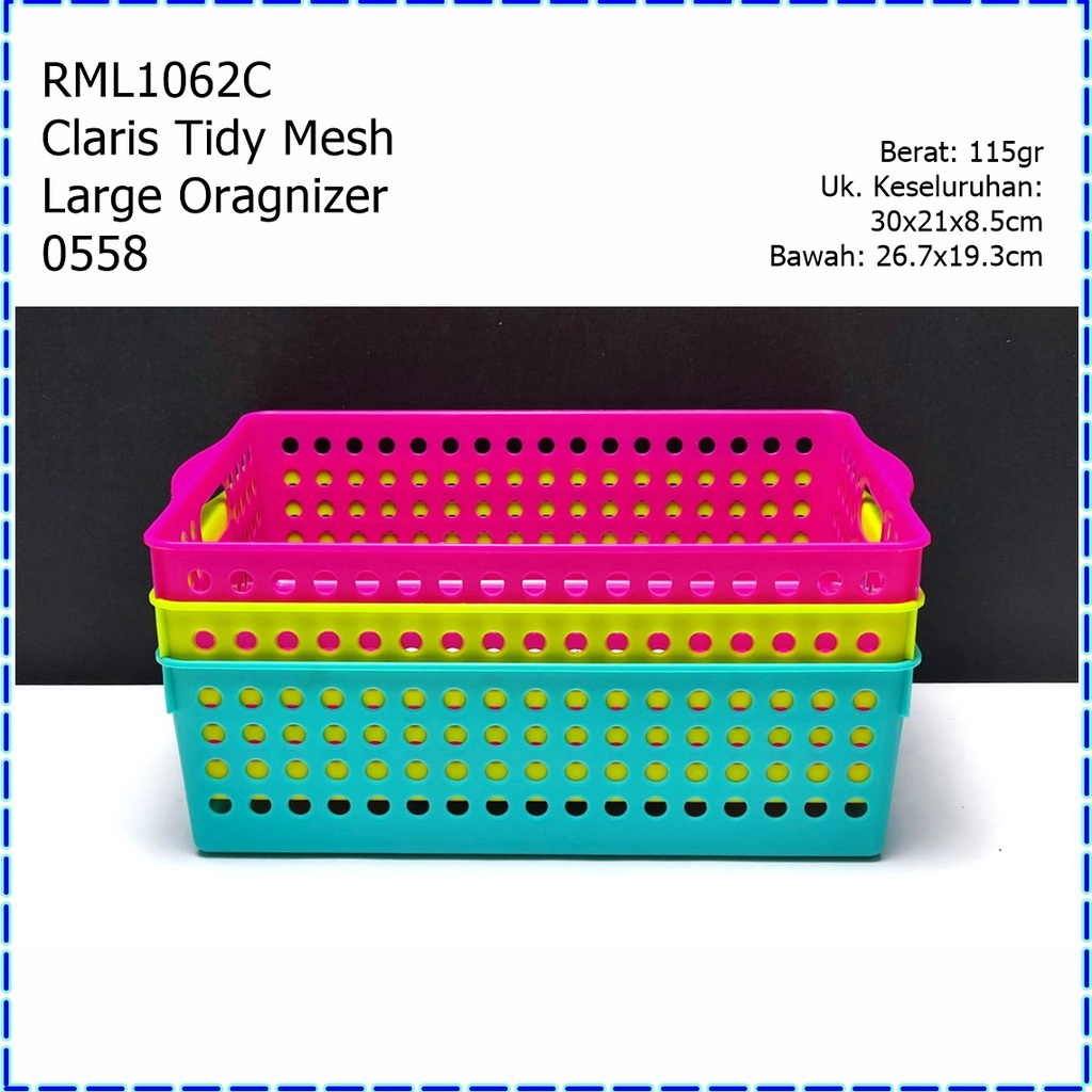 RML1062C Claris Tidy Mesh Large Oragnizer/Desk Oraganizer 0558