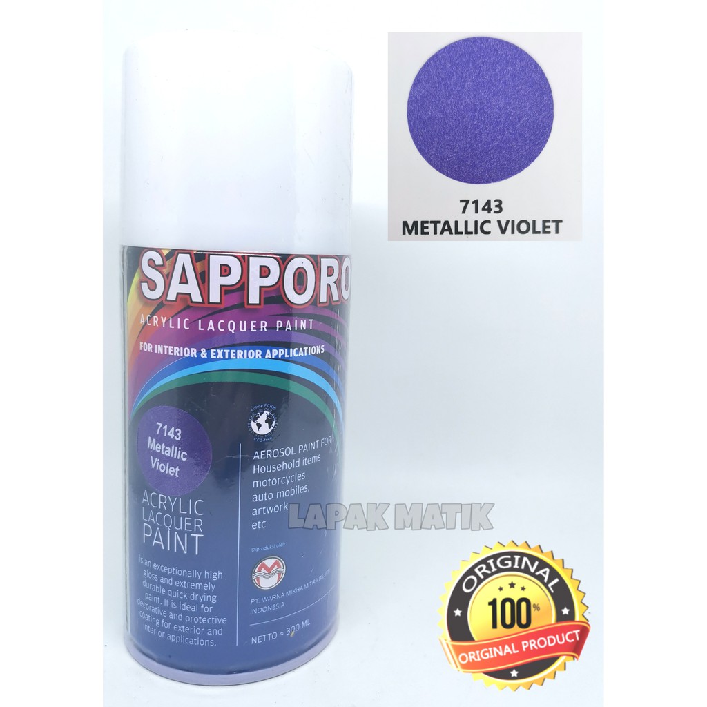 Pilok Sapporo METALIK VIOLET 7143 300ML